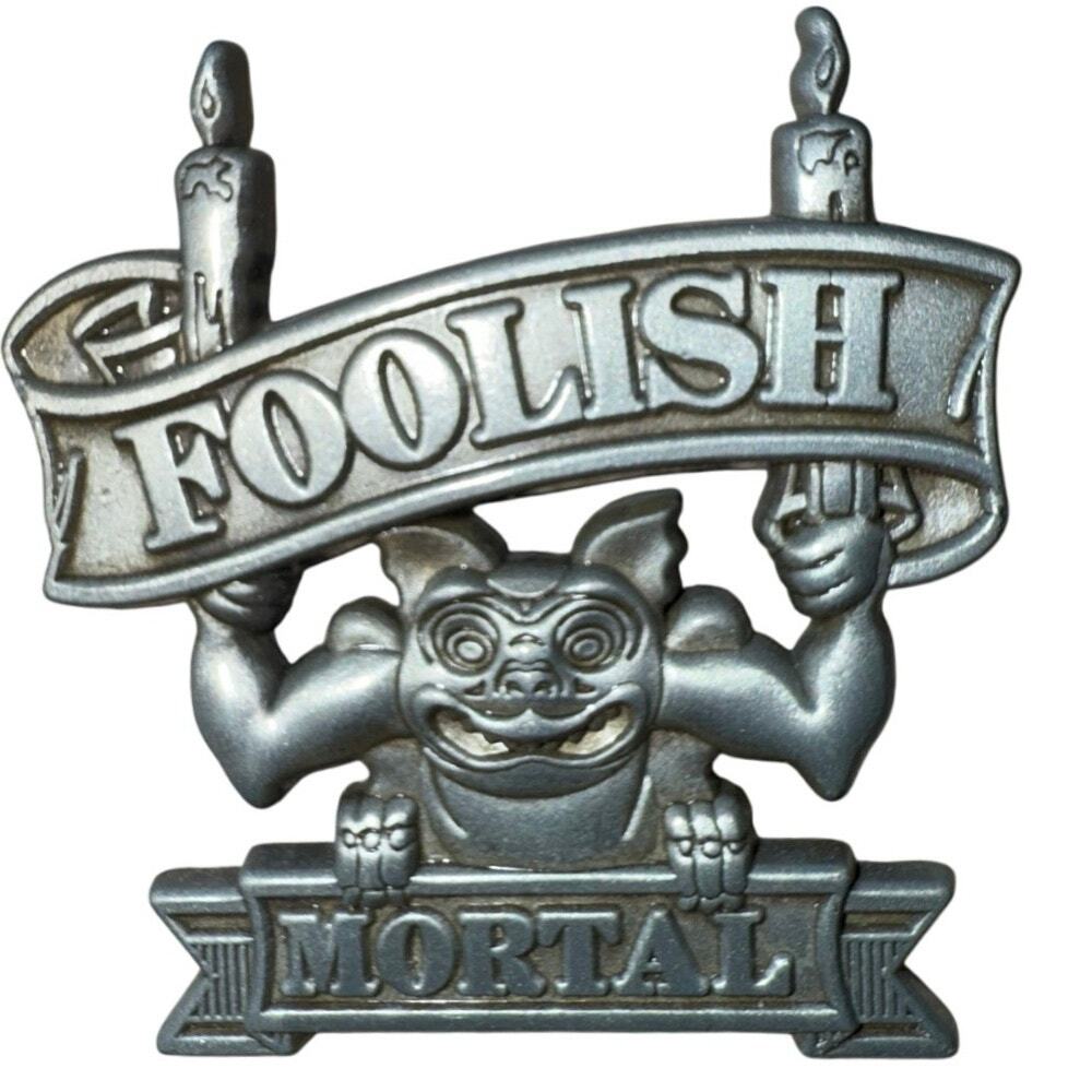 Haunted Mansion Foolish Mortal Disney Attraction movie Halloween spooky pin